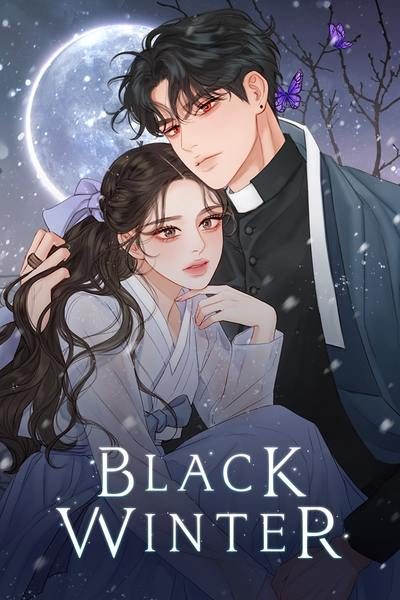 غلاف black winter : The chandelier is black