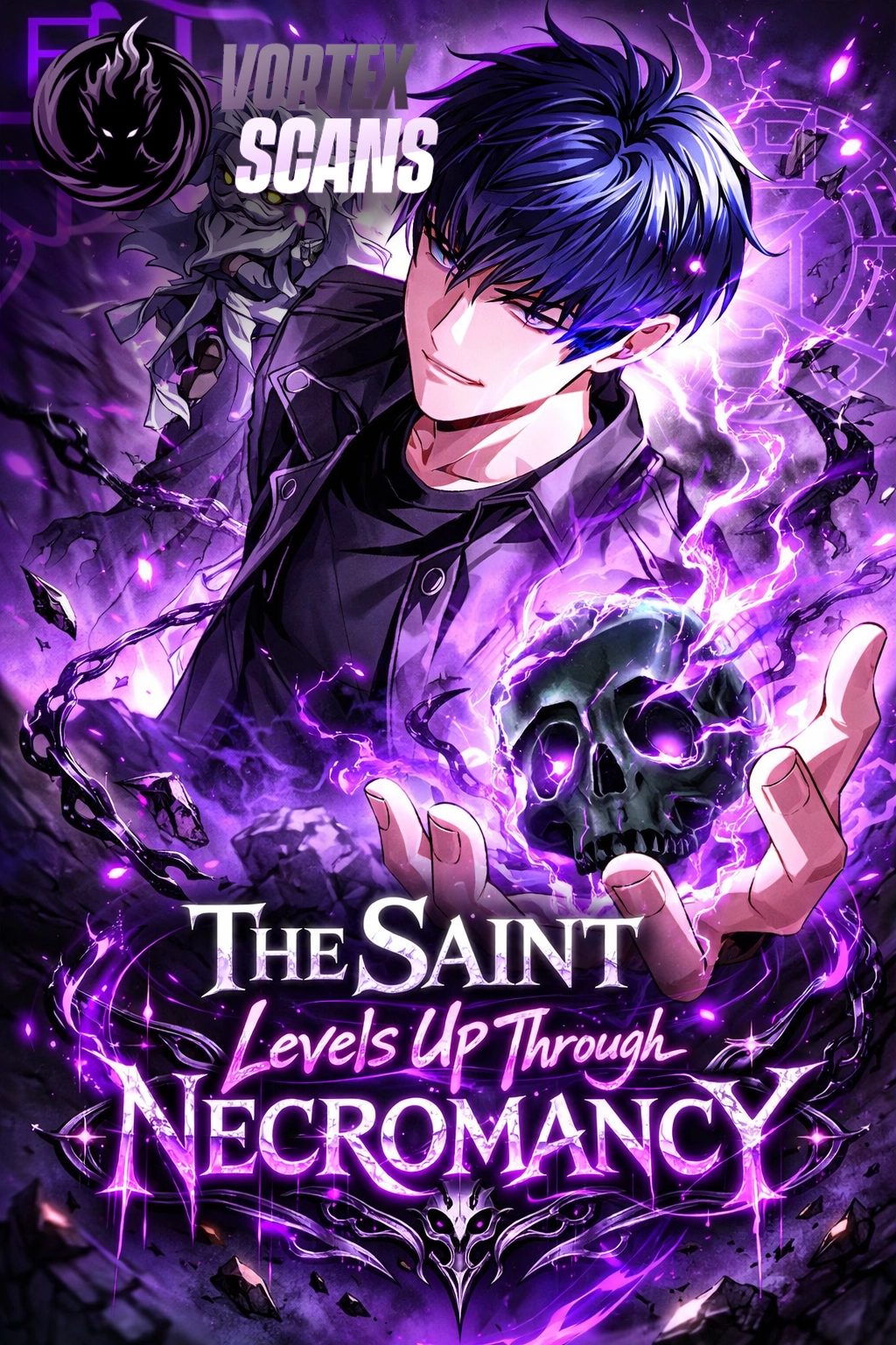 غلاف The Saint Levels Up Through Necromancy